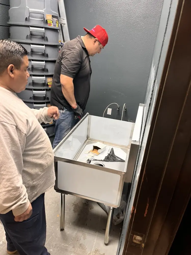 Commercial plumbing and sink installation in Richardson Ranch